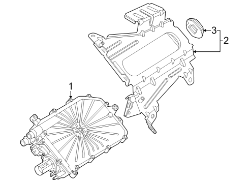 2023 BMW i4 Cooling System - Traction Motor Component Diagram 3