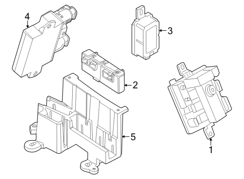 2022 BMW M440i xDrive Gran Coupe Electrical Components Diagram 2