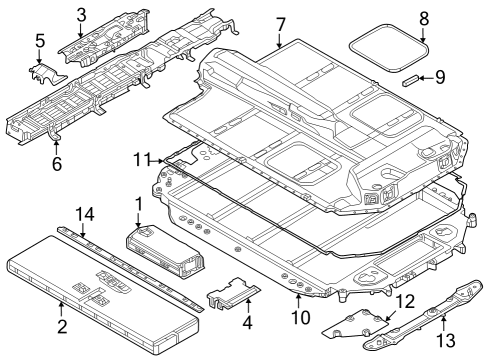 2022 BMW i4 Battery Diagram 1