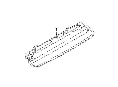 2023 BMW 230i High Mount Lamps Diagram