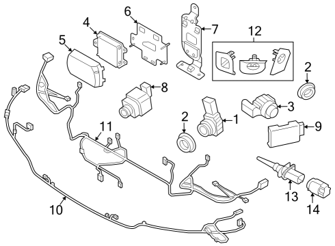 2021 BMW M4 Controls - Instruments & Gauges Diagram 2