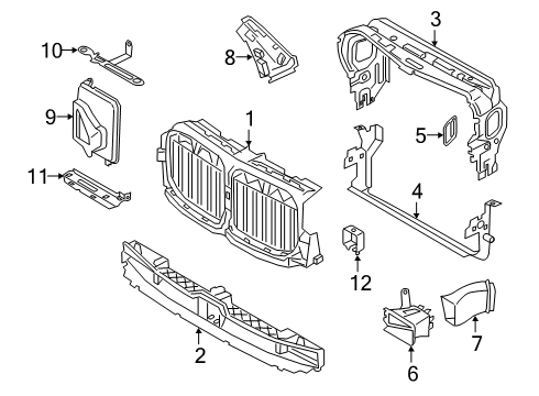 2021 BMW X7 Air Intake Diagram