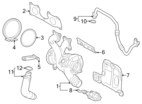 2023 BMW X7 Turbocharger Diagram 7