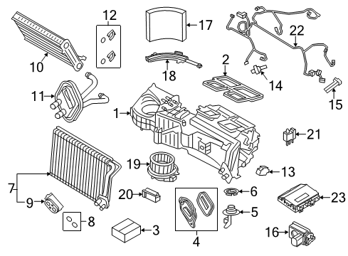 2014 BMW 328d xDrive SENSOR RAIN/LIGHT/SOLAR/FOG Diagram for 61355A70A02