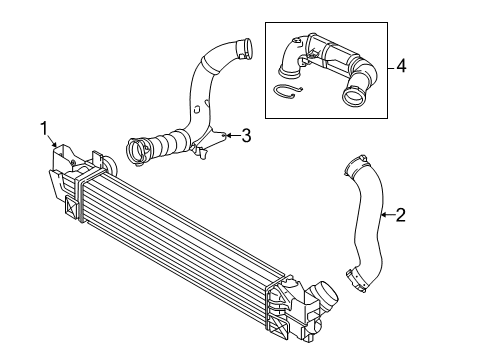 2021 BMW X2 Intercooler Diagram 2