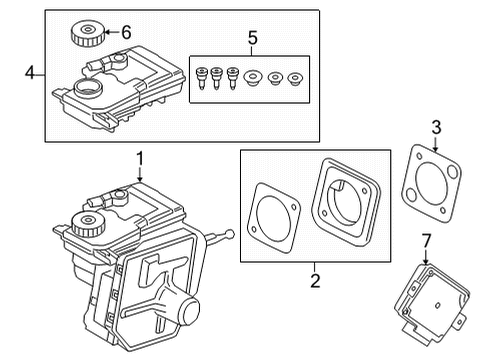 2022 BMW X6 Hydraulic System Diagram