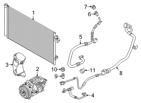 2021 BMW M760i xDrive Air Conditioner Diagram 1