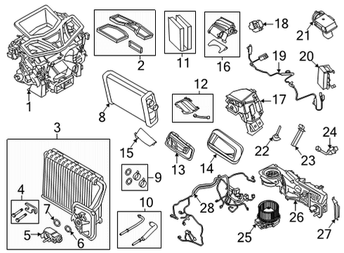 2023 BMW X6 Heater Core & Control Valve Diagram 2