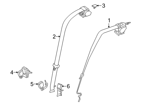 2023 BMW 330e Seat Belt Diagram 2