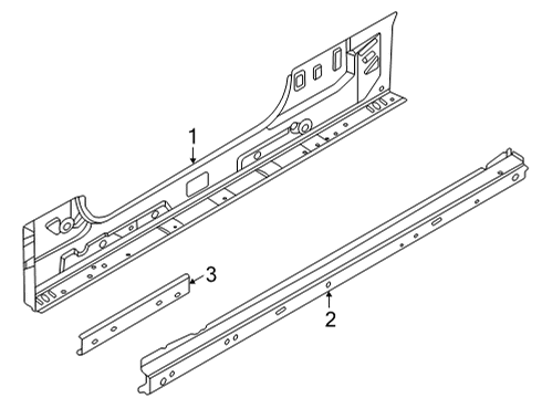 2024 BMW M440i Rocker Panel Diagram