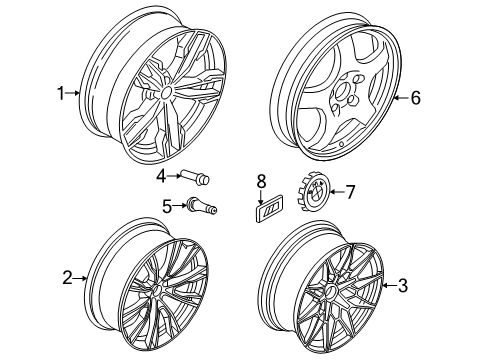 2021 BMW X4 Wheels Diagram 3