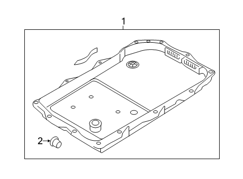 2023 BMW X3 M Transmission Components Diagram