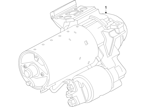 2021 BMW M3 Starter Diagram 2