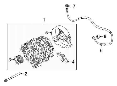 2022 BMW Z4 Alternator Diagram 2