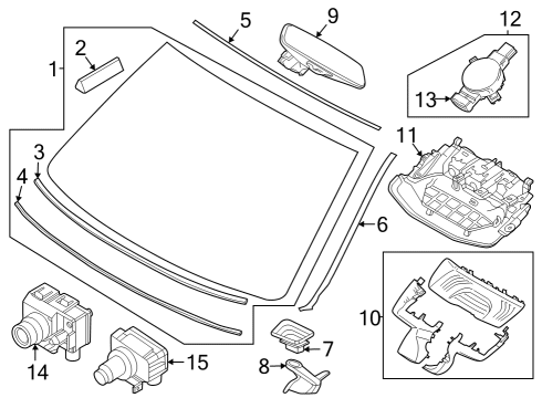 2022 BMW iX CAMERA AUGMENTED REALITY MID Diagram for 66515A1A143