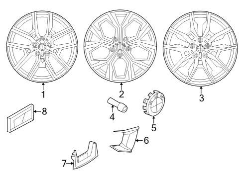 2022 BMW 430i Gran Coupe Wheels Diagram 2