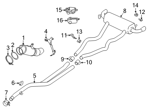 2021 BMW M340i Turbocharger Diagram 3