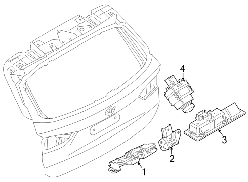 2023 BMW X1 Lock & Hardware Diagram 2