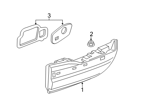 2022 BMW X7 Tail Lamps Diagram 1