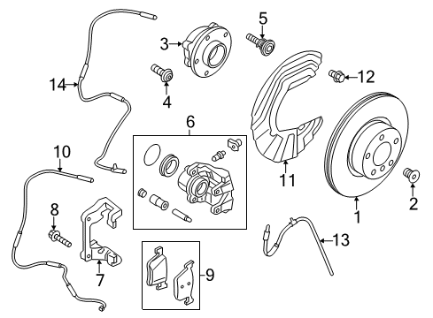 2023 BMW X3 M Anti-Lock Brakes Diagram 6