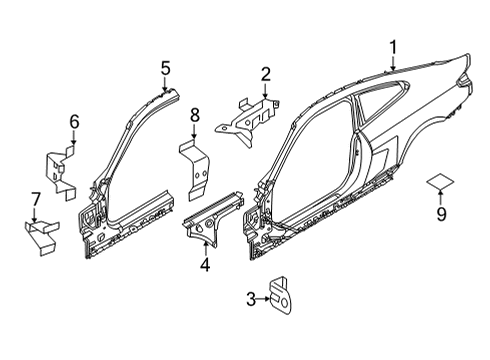 2023 BMW M440i Uniside Diagram 3