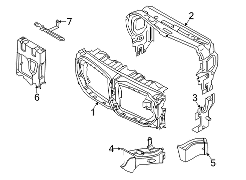 2022 BMW X5 Air Intake Diagram 1