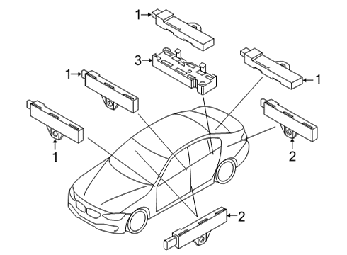 2024 BMW M8 Electrical Components Diagram 3