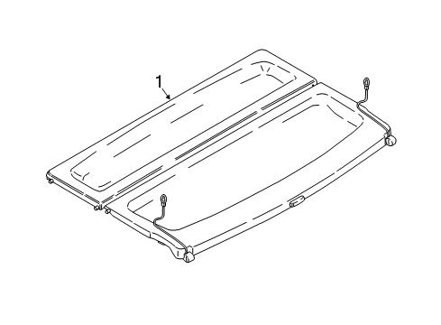 2022 BMW X1 Interior Trim - Rear Body Diagram 2