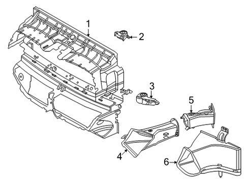 2021 BMW M4 Air Intake Diagram