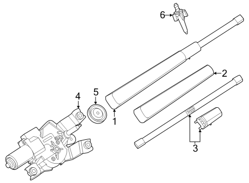 2024 BMW X1 Wiper Blade Diagram for 61629478894