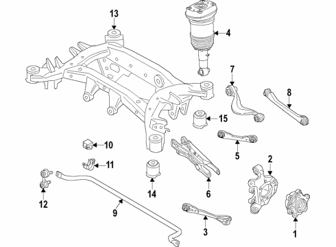 2021 BMW X6 AIR SUPPLY SYSTEM Diagram for 37205A5D5D5