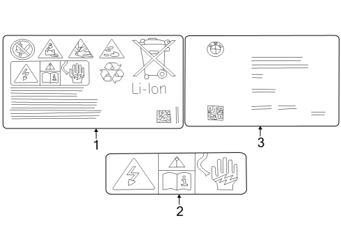 2023 BMW i7 SIGN BRAKE FLUID Diagram for 71245A54A84