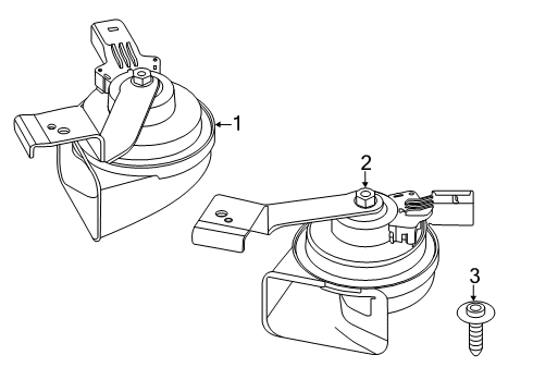 2022 BMW X1 Horn Diagram