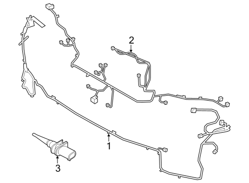 2023 BMW X7 Electrical Components - Front Bumper Diagram 5