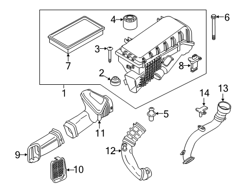 2021 BMW M760i xDrive Filters Diagram 1