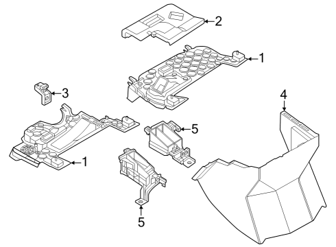 2022 BMW iX Cluster & Switches, Instrument Panel Diagram 1