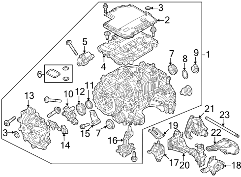 2024 BMW i7 STAR-SOCKET SCREW Diagram for 07119909698