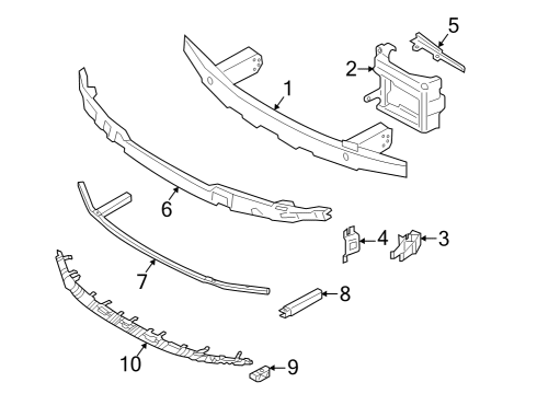 2024 BMW i4 Bumper & Components - Front Diagram 4