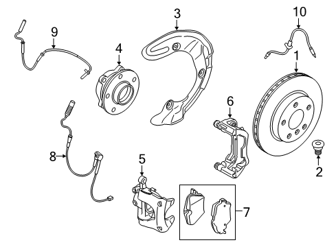 2021 BMW X1 Anti-Lock Brakes Diagram 2