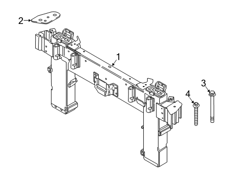 2021 BMW 230i Roll Bar Diagram