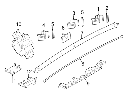 2023 BMW X2 Parking Aid Diagram 5