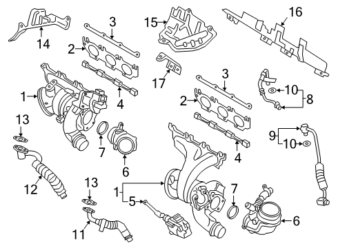 2022 BMW X4 Turbocharger Diagram 5