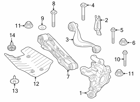 2023 BMW i7 STAR-SOCKET SCREW Diagram for 07119907136