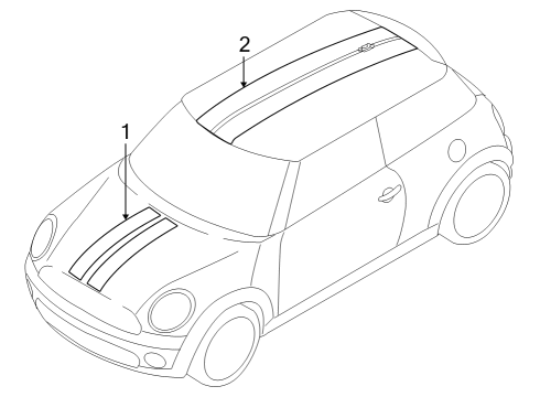 Set, Sport Stripes, Red Diagram for 51142357920