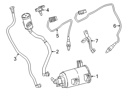 2021 BMW M4 Emission Components Diagram