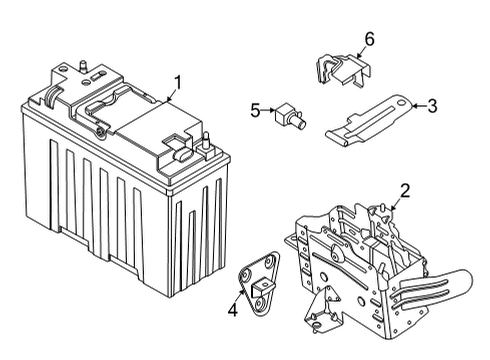 2023 BMW X6 M Battery Diagram 1