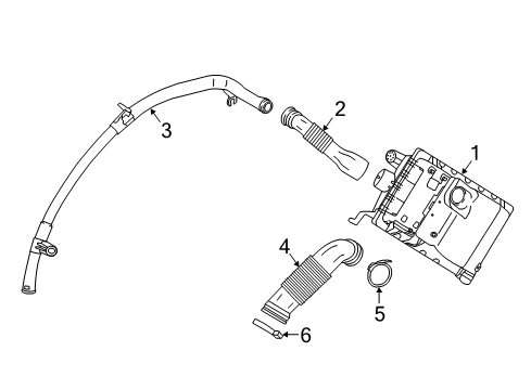 2021 BMW i3s Air Intake Diagram