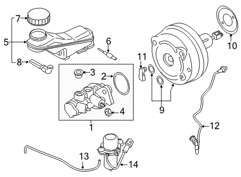 2021 BMW i3s Dash Panel Components Diagram