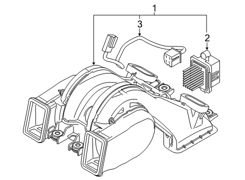 2022 BMW 750i xDrive Blower Motor & Fan Diagram 2