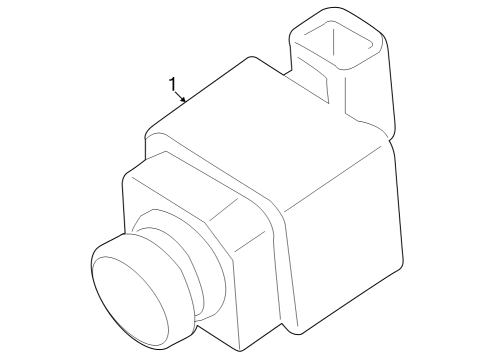 2024 BMW X6 M Electrical Components - Front Bumper Diagram 7